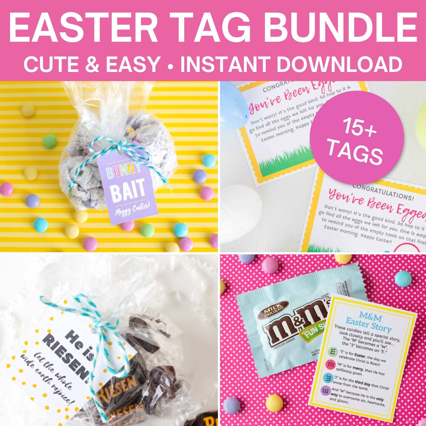 15 Easter Gift Tags- Printable Tags For Easy Easter Gifts
