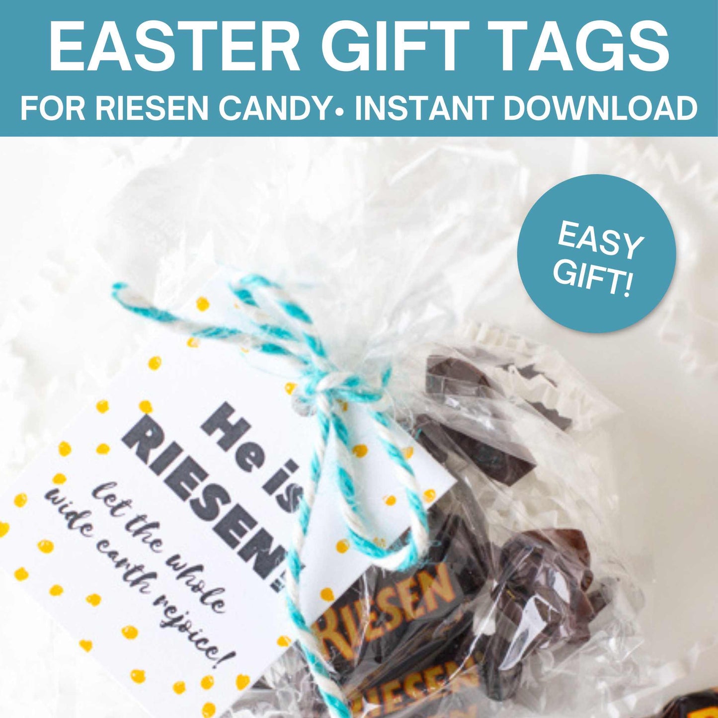 He is "Riesen"- Easter Gift Tags