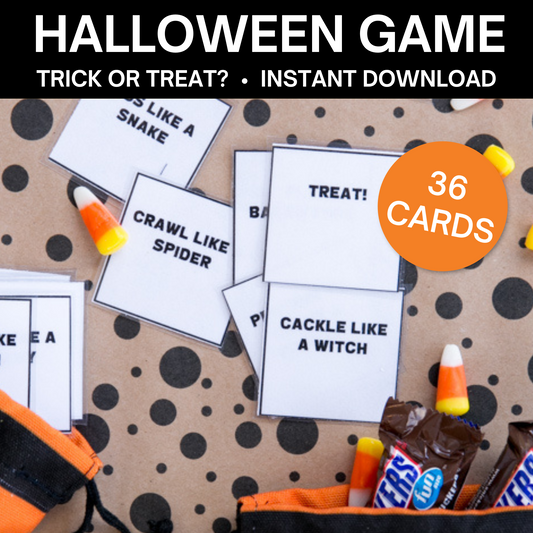 Trick or Treat? Halloween Party Game (36 Cards)