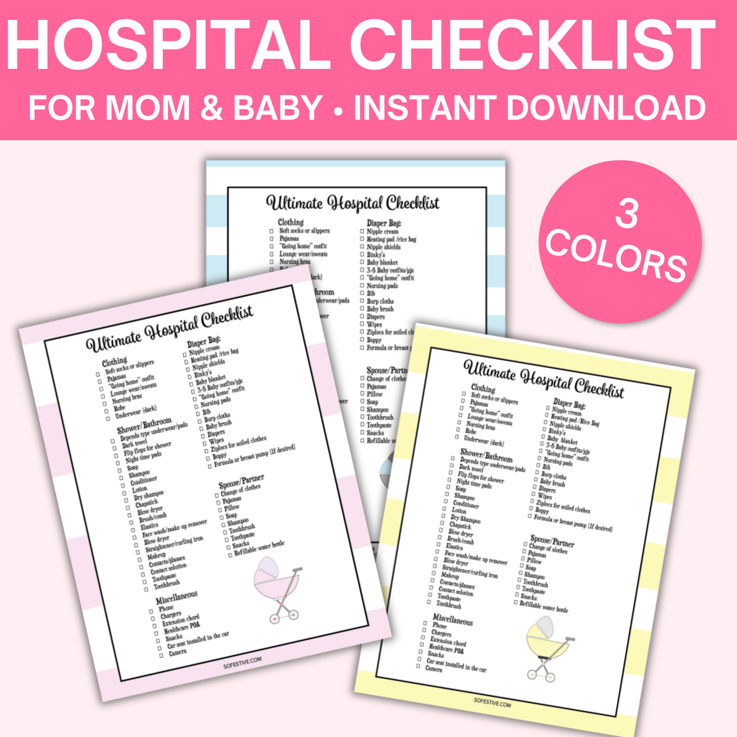 Hospital Bag Checklist
