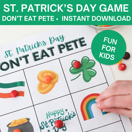 Don't Eat Pete Game- St. Patrick's Day Game