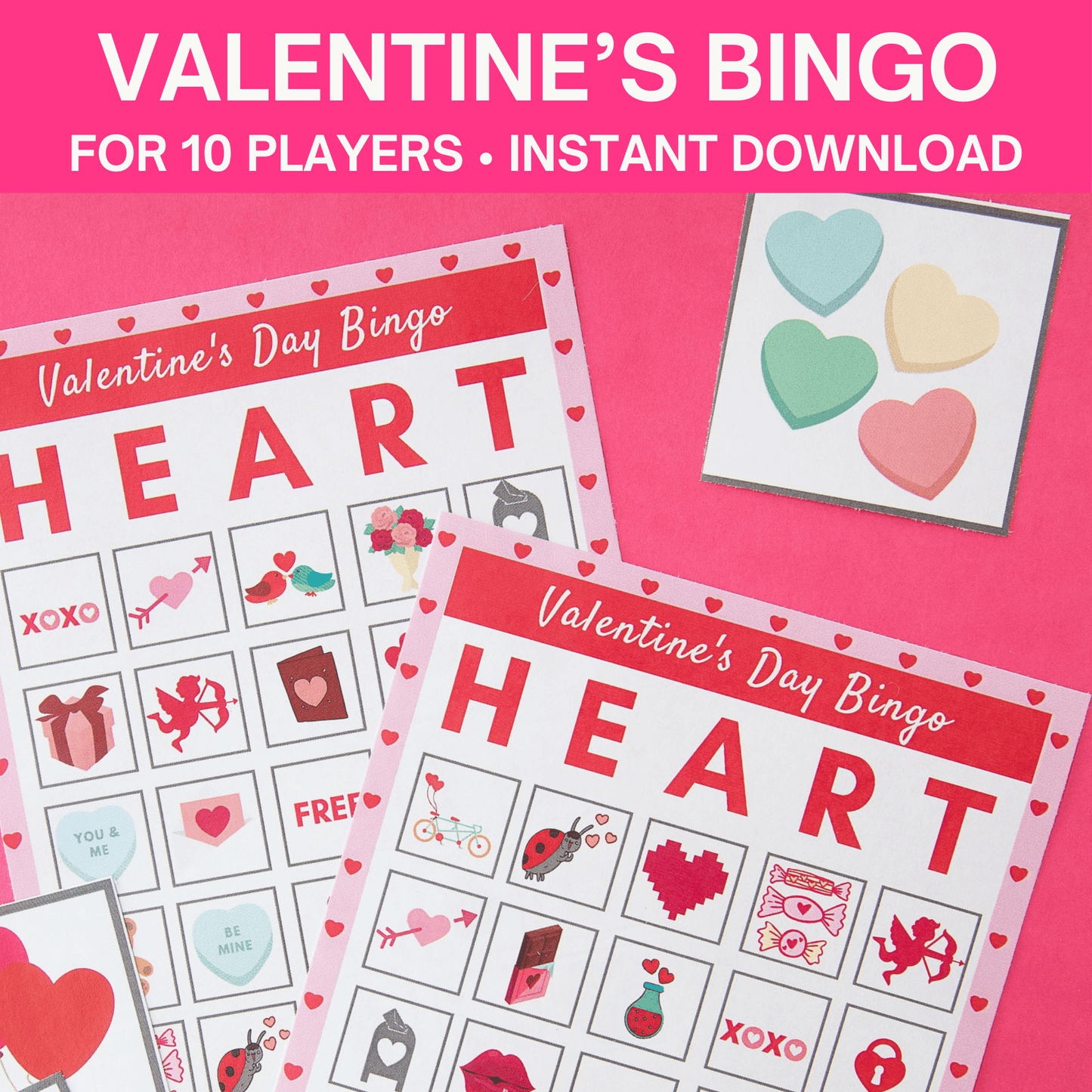 100-page Valentine's Day Party Bundle - Games & Decor ($40 value)