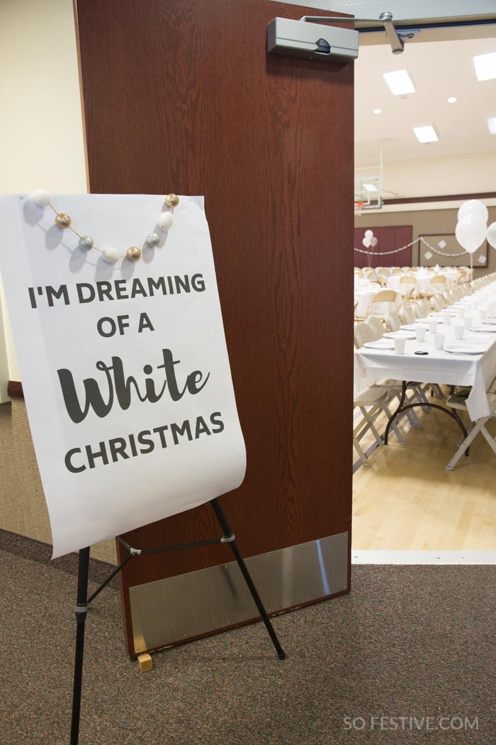 White Christmas Party Kit