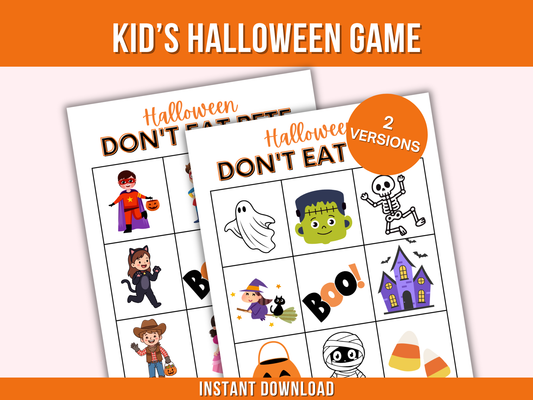 Don't Eat Pete Game - Halloween Version