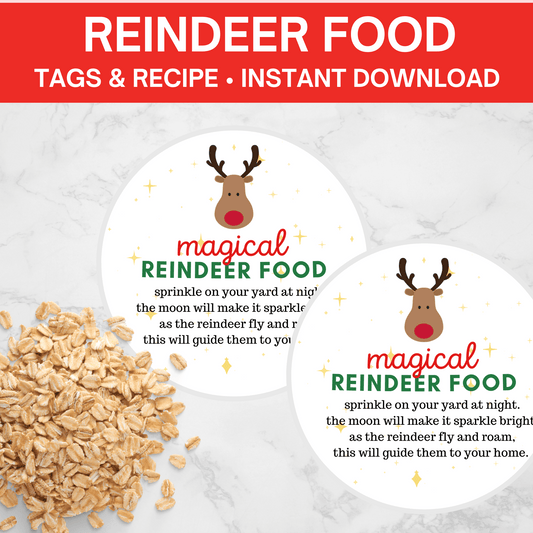 Magic Reindeer Food Tags