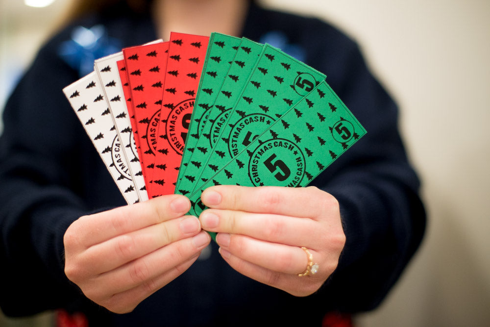 Christmas Cash for White Elephant Gift Auctions (Holiday Cash Version, included)