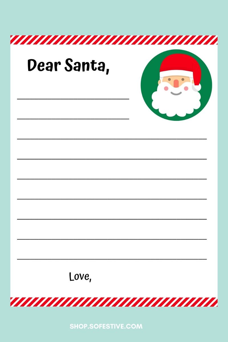 Dear Santa Letter