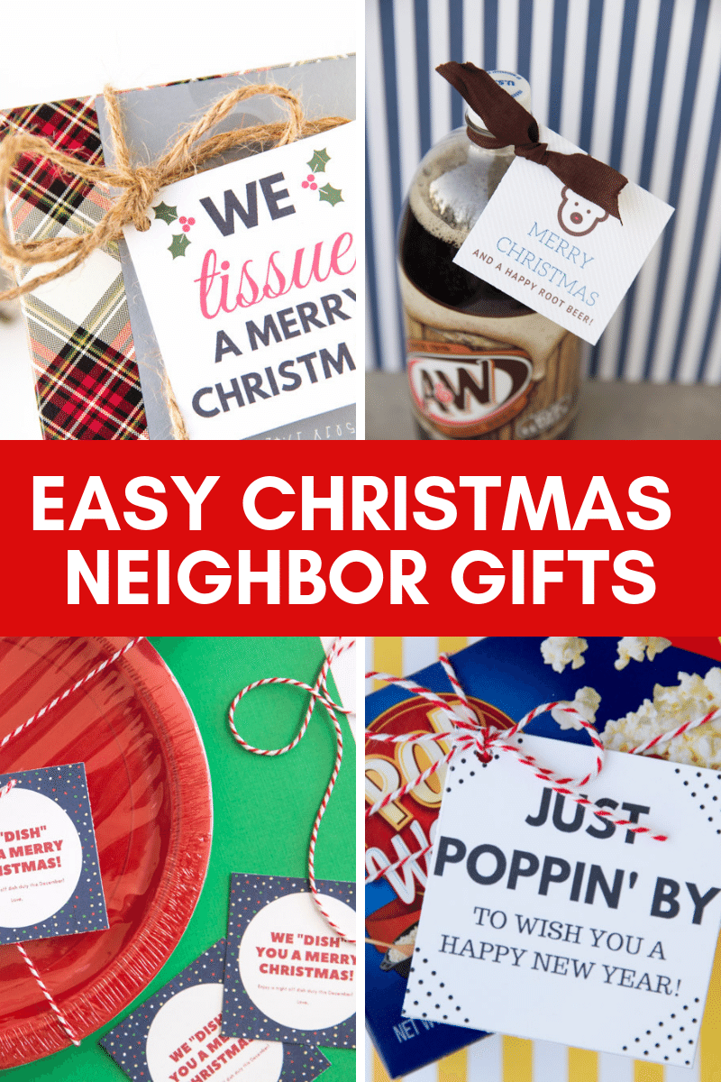 10 Neighbor Gift Tags For Christmas Bargain Bundle ($25 value