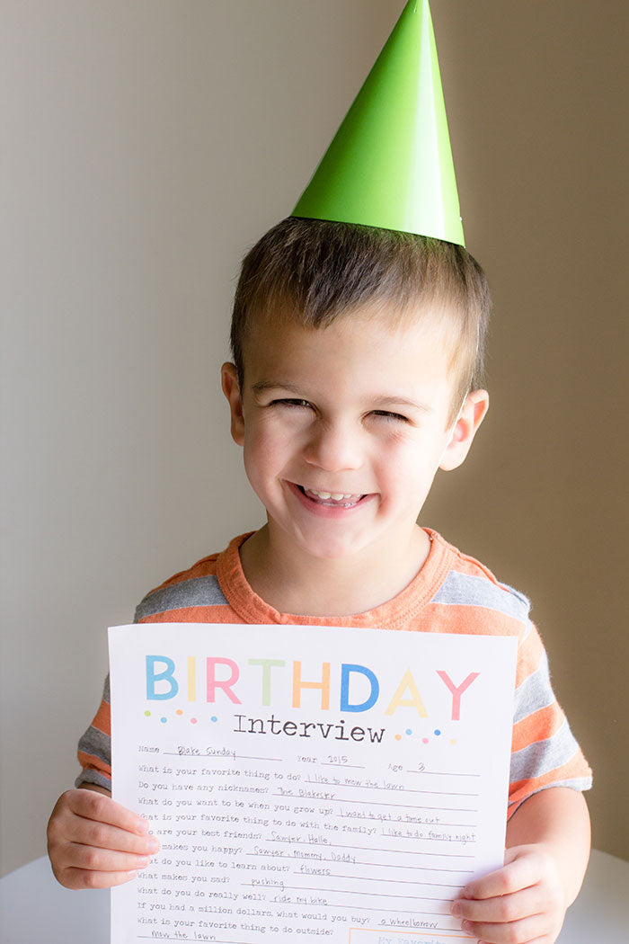 Birthday Interview Bundle