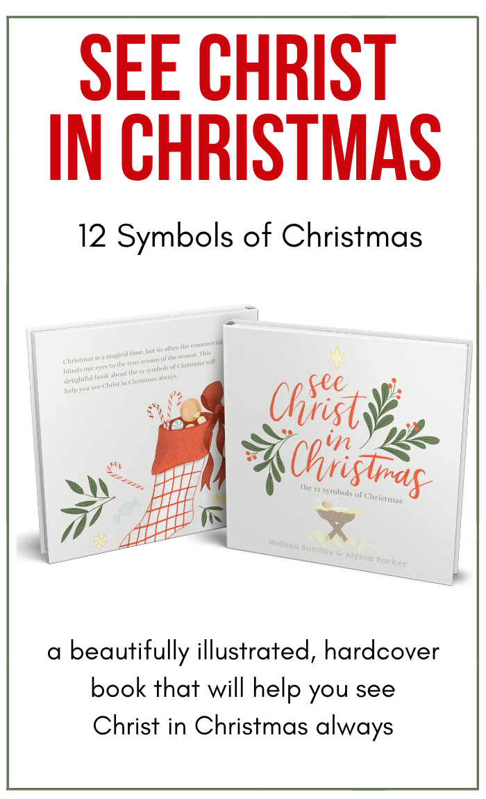 See Christ In Christmas- 12 Symbols of Christmas (Illustrated, Hardcover Book)