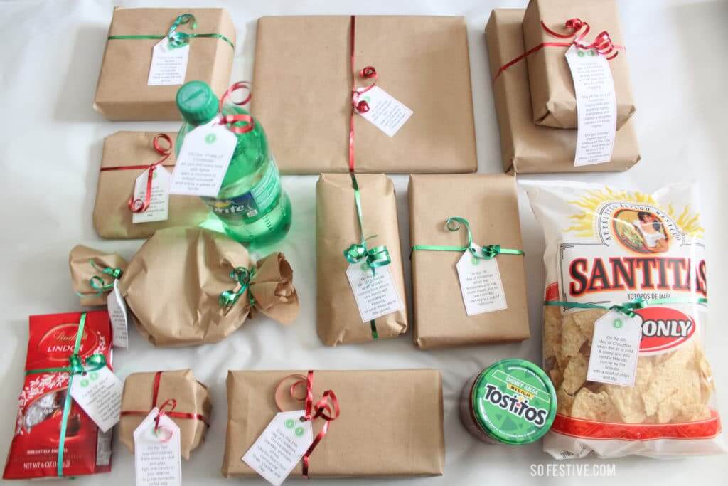 Sweet & Simple 12 Days of Christmas (Poem Tags & Gift List) - Digital Download