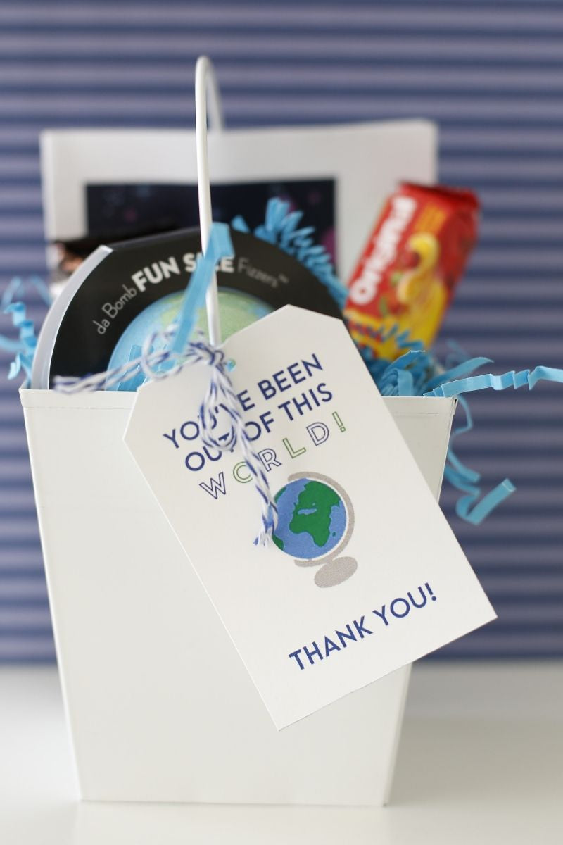 You're Been Out of this World- Thank You Gift Tags – So Festive!