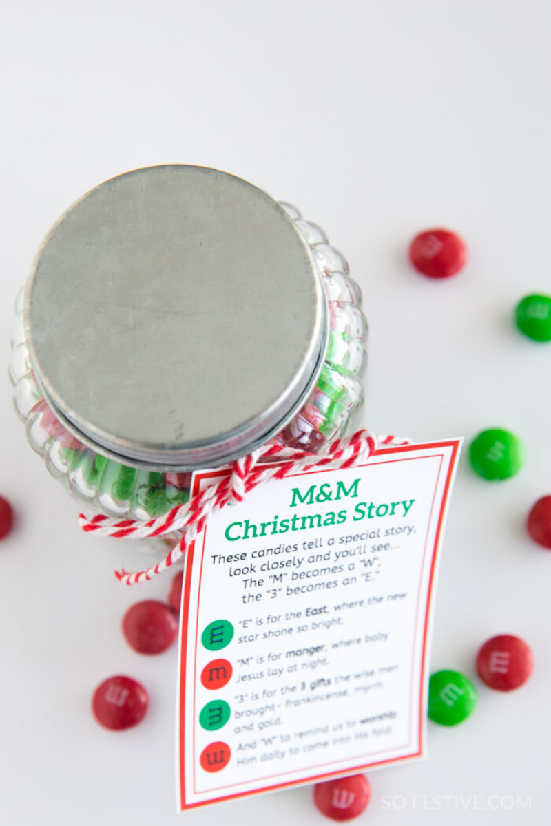 M&Ms Christmas Poem (2 Sizes)+ Bonus Easter Version