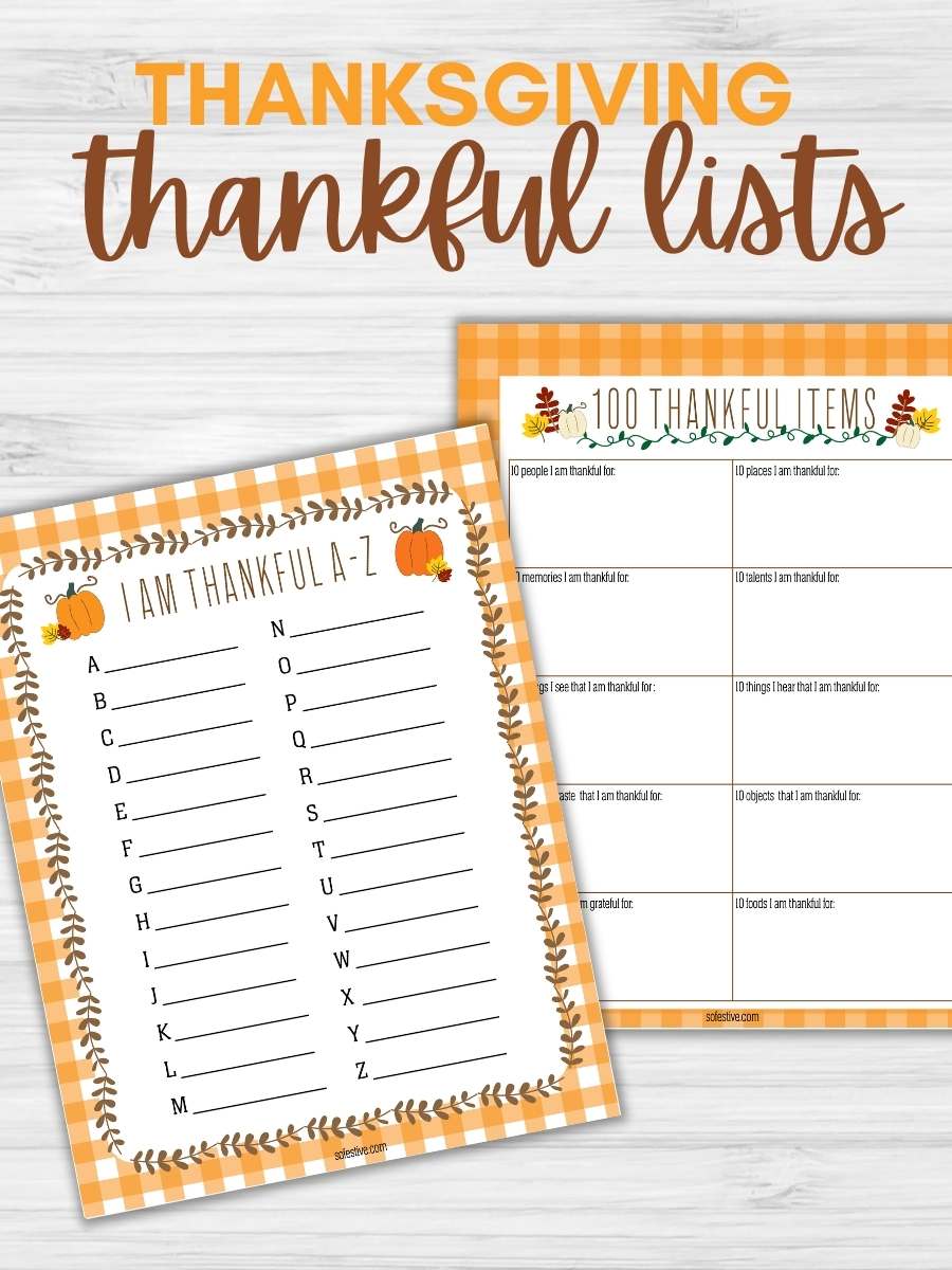 50+ Page Thanksgiving Printable Bargain Bundle