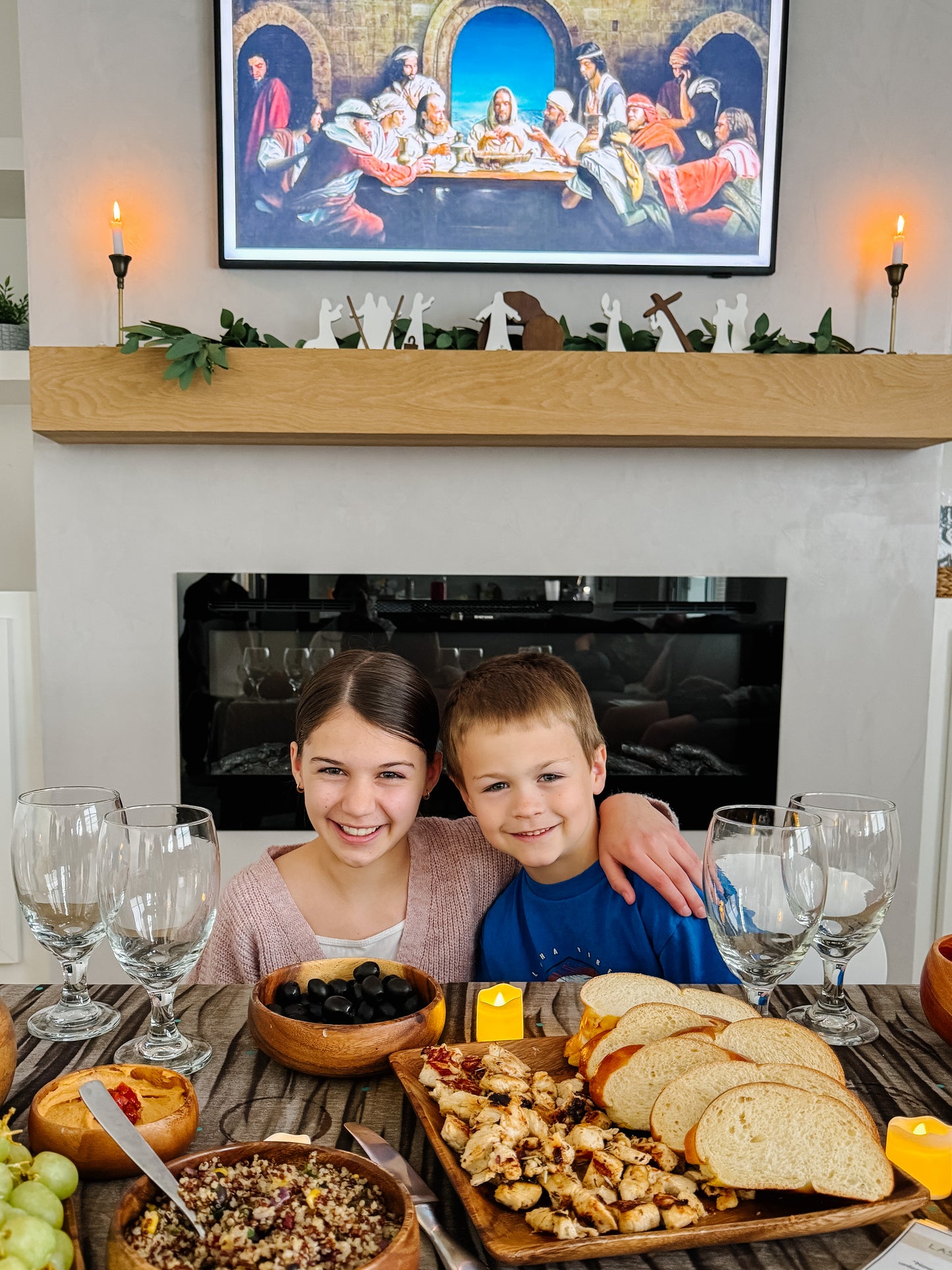 Easter Last Supper Kit- Holy Week Activity For Families (Program, 19 Discussion Cards,  Recipes)