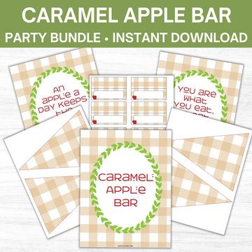 Caramel Apple Bar Kit- 5 Pages
