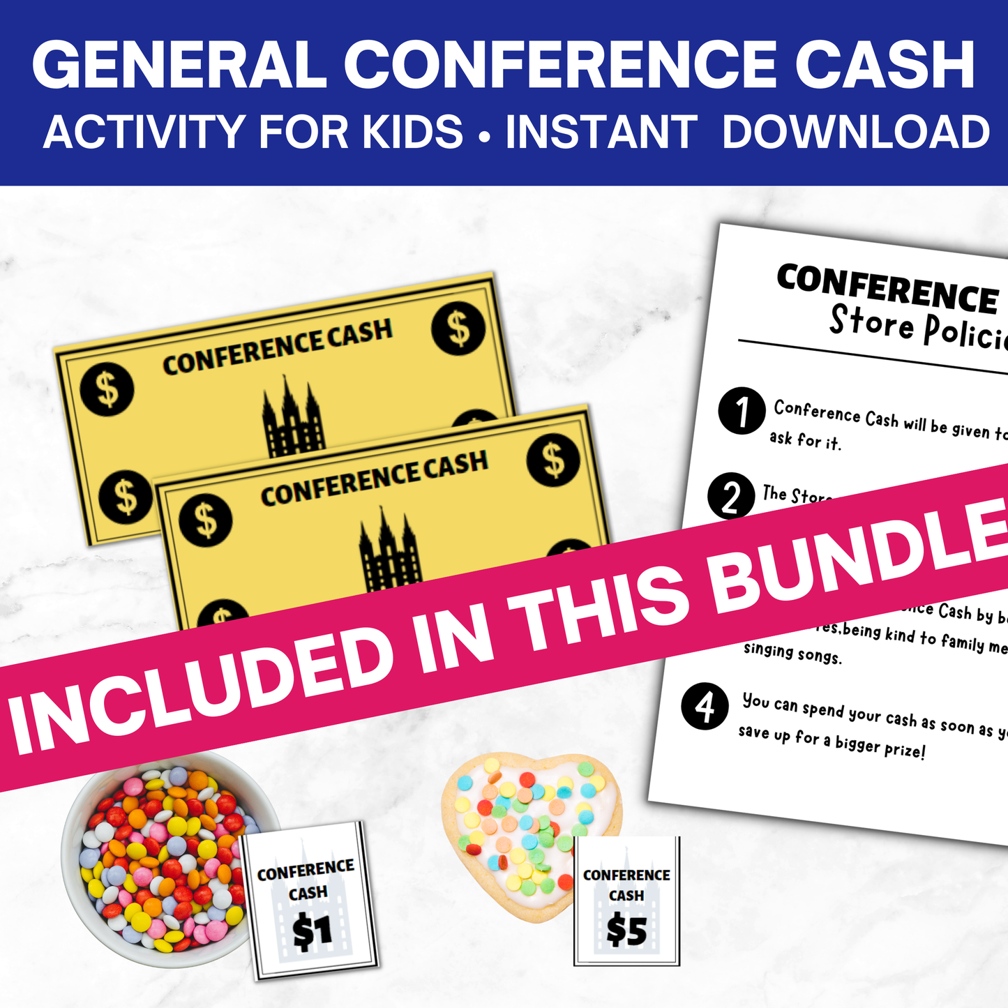 General Conference Packet For Kids & Teens- 45 Pages