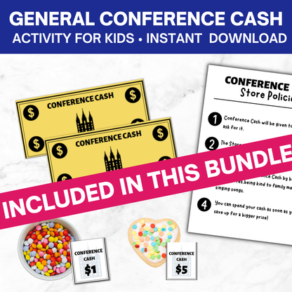 General Conference Packet For Kids & Teens- 45 Pages