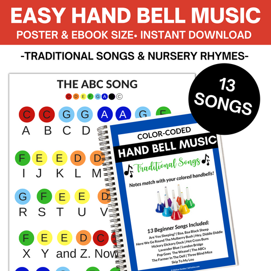 Hand Bell Song Book- 13 Traditional Songs