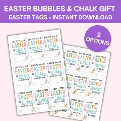 15 Easter Gift Tags Bargain Bundle- Printable Tags For Easy Easter Gifts