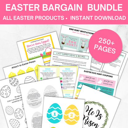 Easter Made Easy- 250+ Printables, Gift Tags, Traditions & More