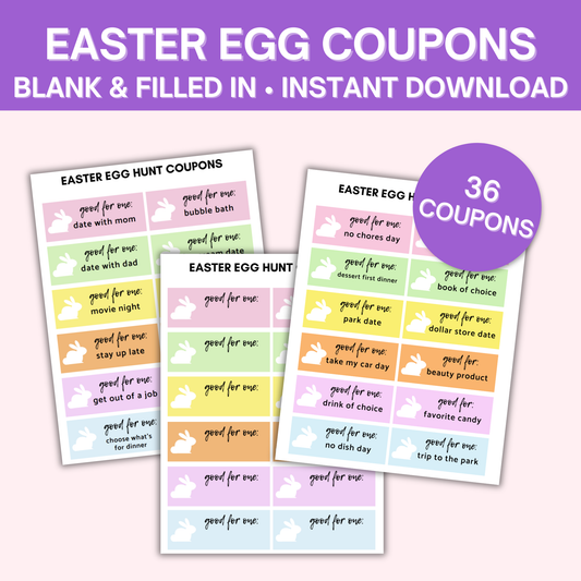 36 Easter Egg Coupons For Kids & Teens