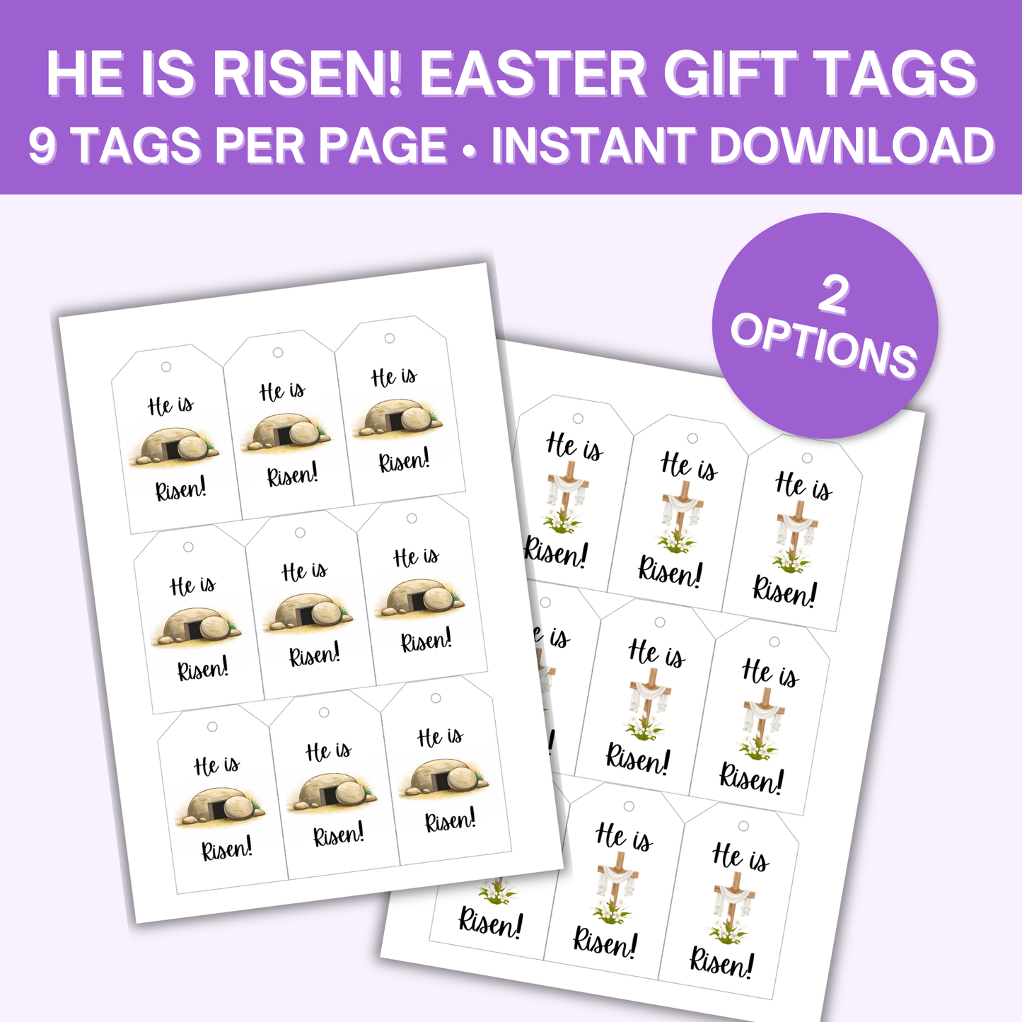 15 Easter Gift Tags Bargain Bundle- Printable Tags For Easy Easter Gifts