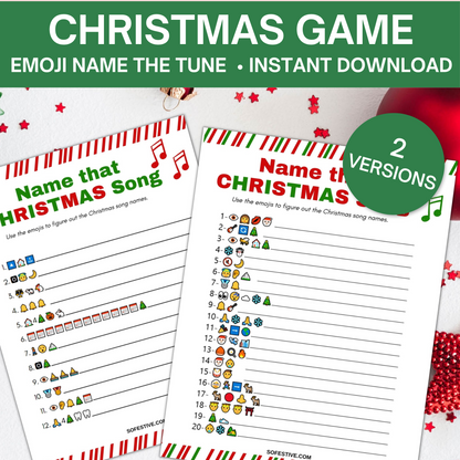 Emoji Christmas Song Game | Christmas Emoji Pictionary