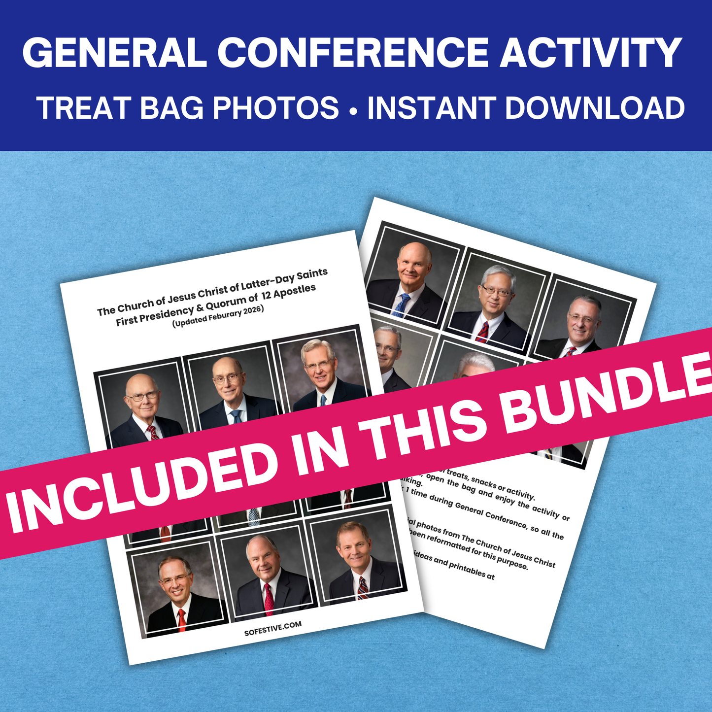 General Conference Packet For Kids & Teens- 45 Pages