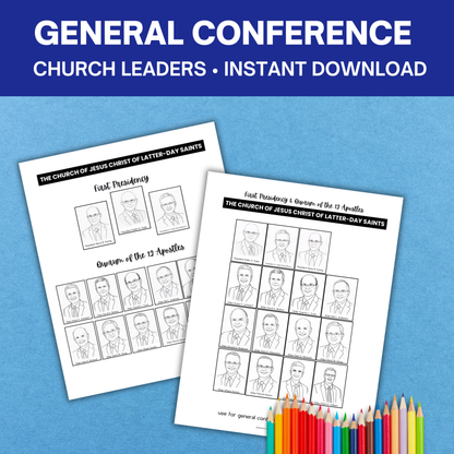 General Conference Activity- Current LDS Church Leaders 2026