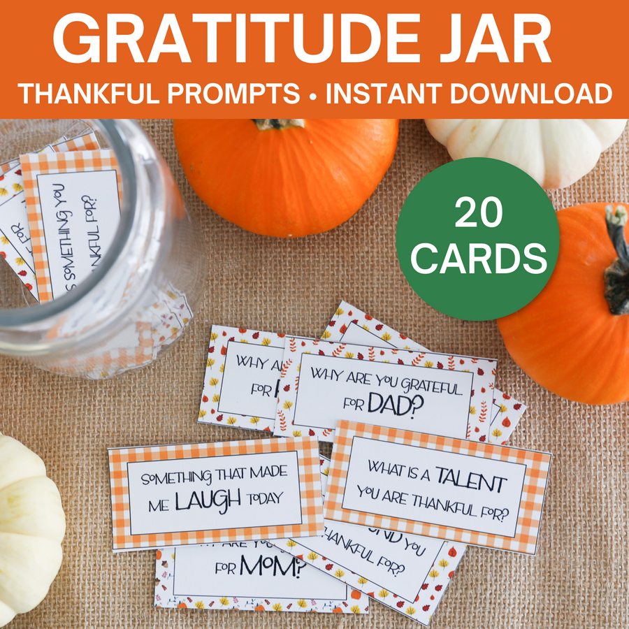Gratitude Jar- Conversation Starters