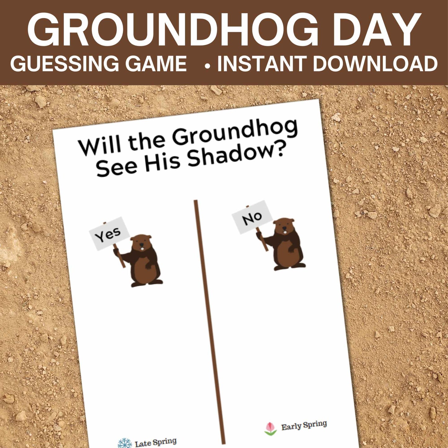 Groundhog Day Guessing Game