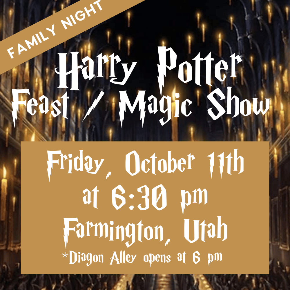 Harry Potter Feast & Magic Show- 4 Ticket Bundle- Friday, October 11, 2024