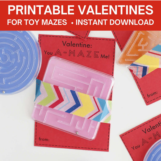 You A-Maze Me Printable Valentines
