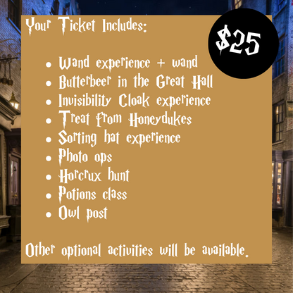 Diagon Alley & Great Hall Harry Potter Experience - October 28- 4 Ticket Bundle