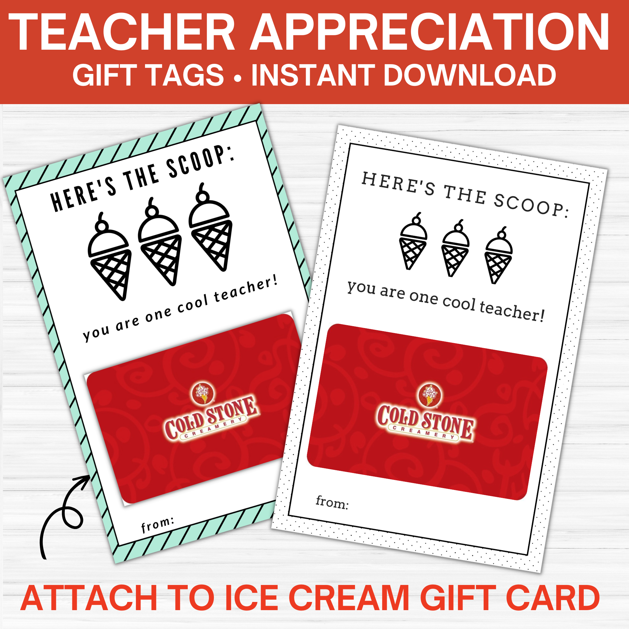Printable Teacher Gift Tag