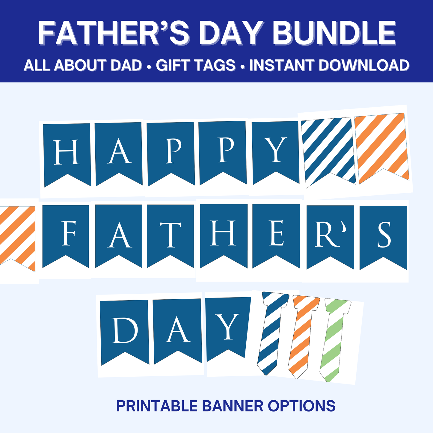 Father's Day Kit - Coupon Book, Banner, Cards, & More