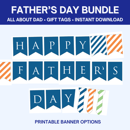 Father's Day Kit - Coupon Book, Banner, Cards, & More