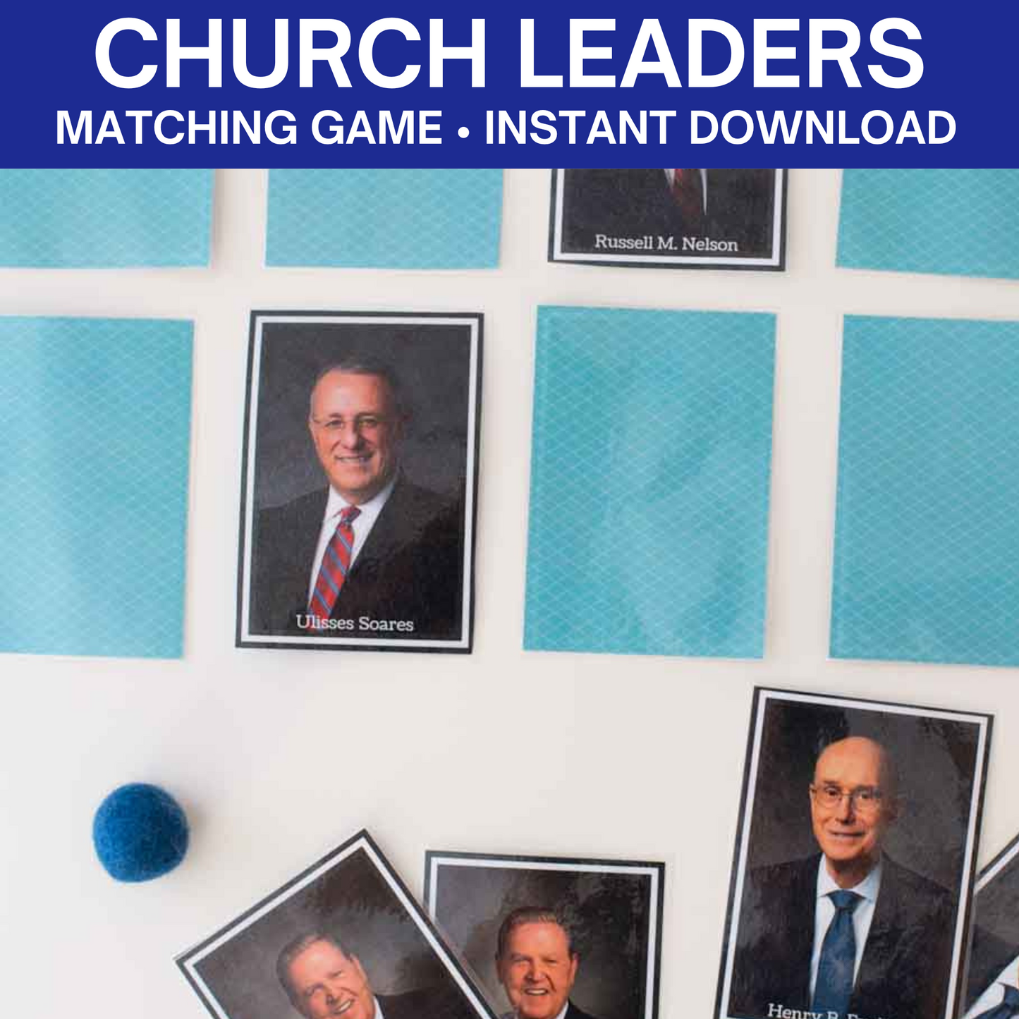 General Conference Church Leaders Matching Game -Updated 2024