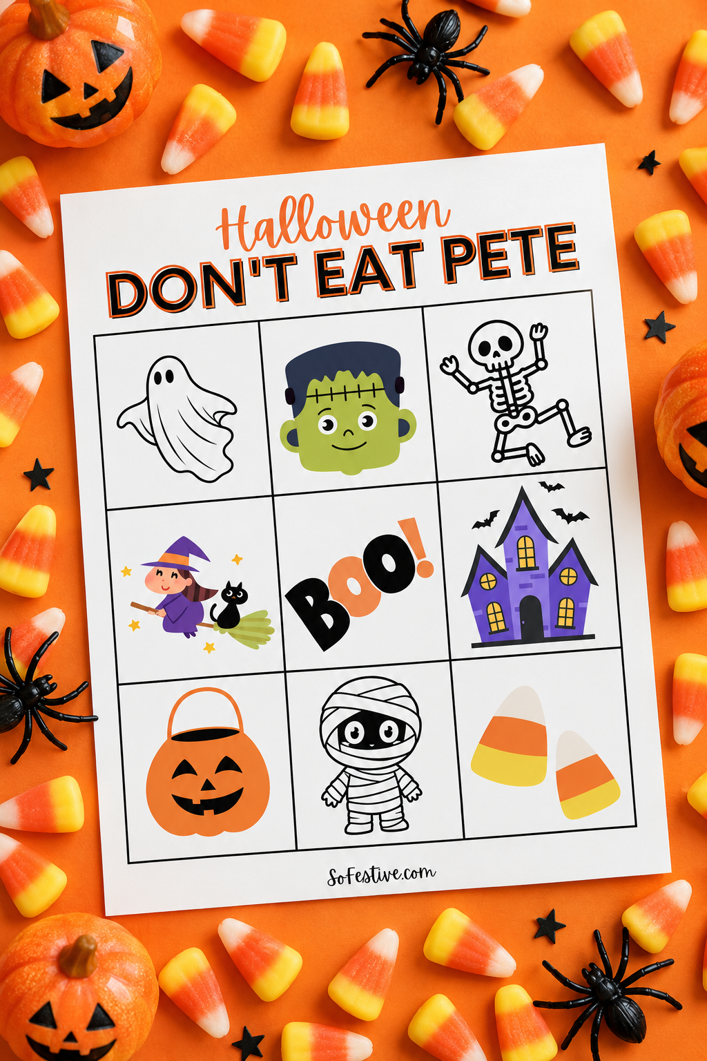 Don't Eat Pete Game - Halloween Version