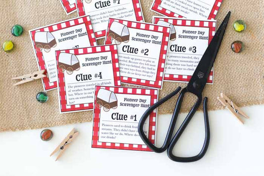 Pioneer Day Kit- Pioneer Life scavenger hunt, recipes, quotes, & more
