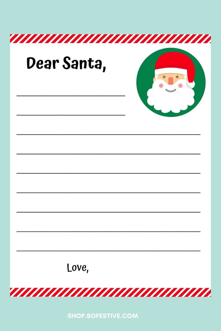 Dear Santa Letter – So Festive!