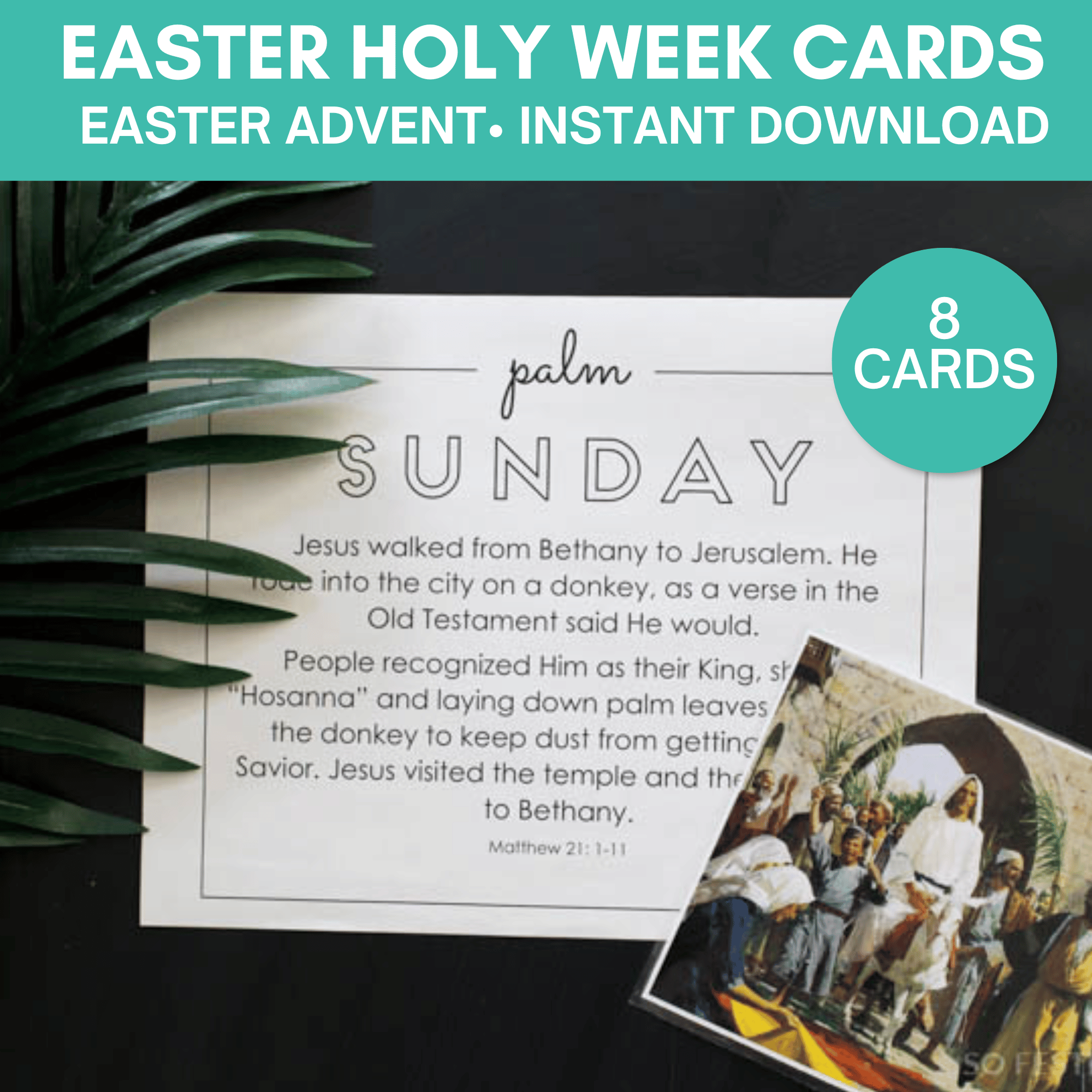 Easter Holy Week Cards Easter Advent Daily Devotionals Amp Printable