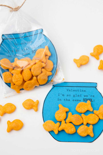 Goldfish Valentines Digital Download