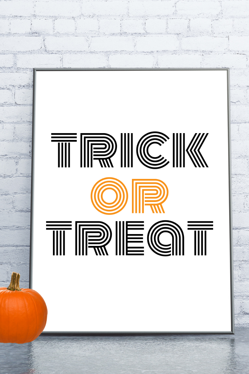 Modern Printable Halloween Art- 7 Options