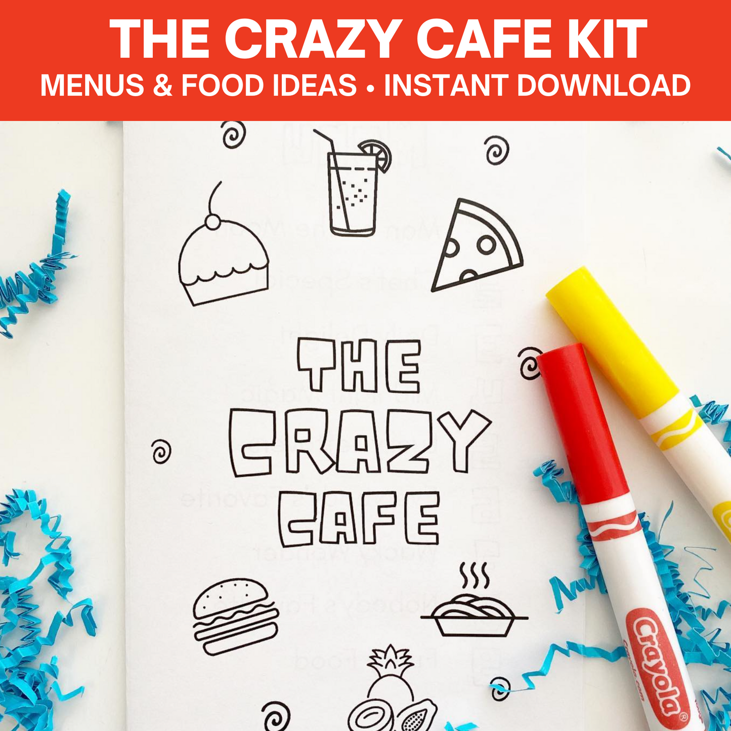 Crazy Cafe- Aprils Fools Day Printables