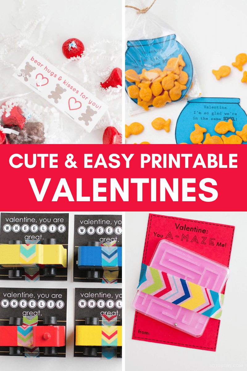 11 Printable Valentines- Digital Download