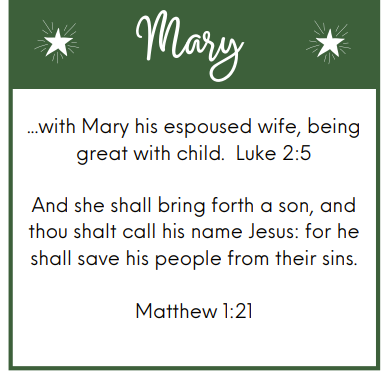 12 Days of Christmas- Nativity Countdown (Starting Poem, Tags, Companion Cards)