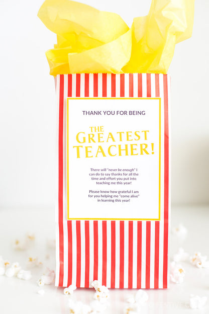 Teacher Appreciation Gift Bargain Bundle (6 Tag Options)