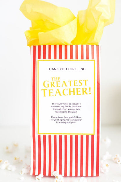 The Greatest Teacher - Appreciation Gift